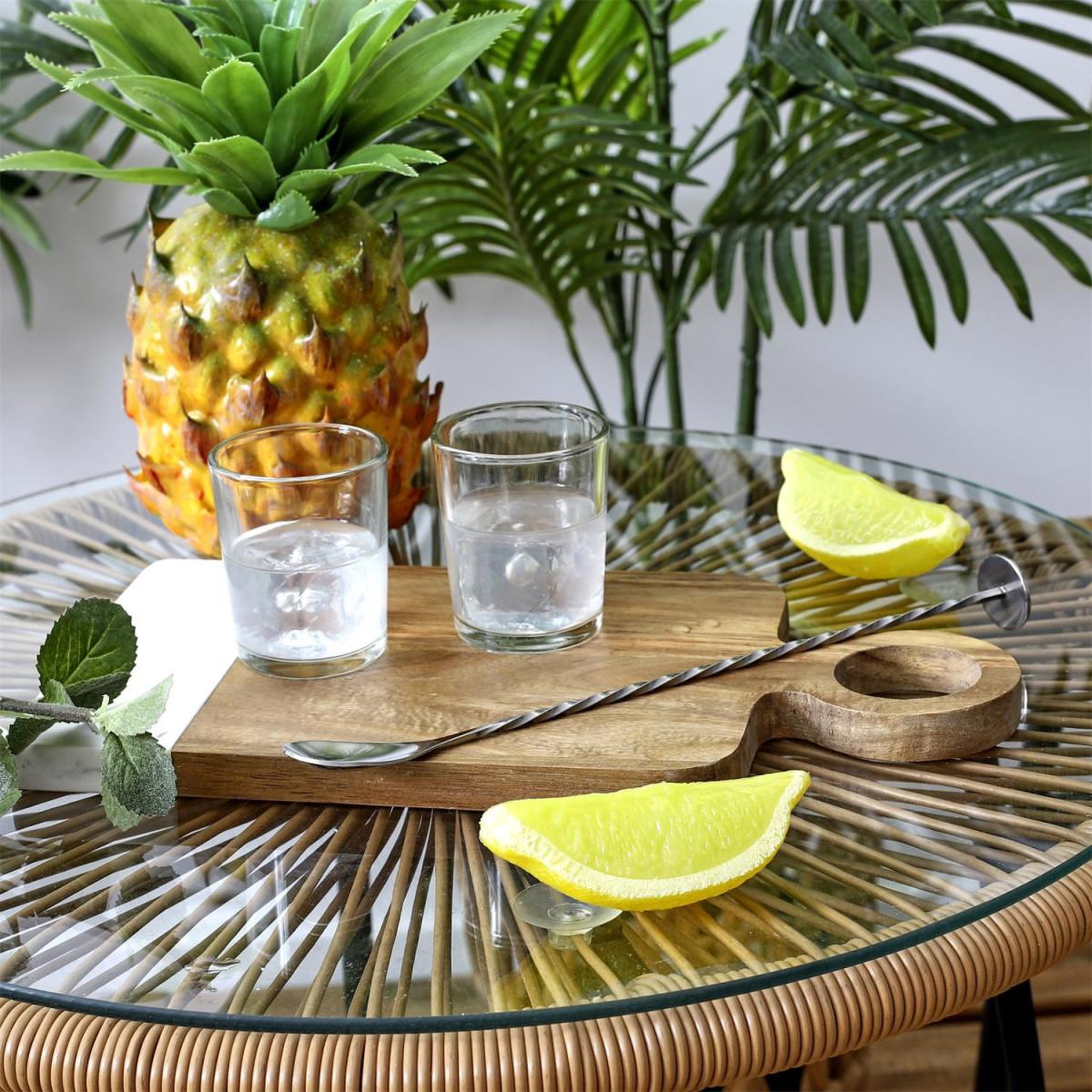 Voir la diapositive 3 : COOK CONCEPT Cuillère à cocktail  caviste  25cm argent