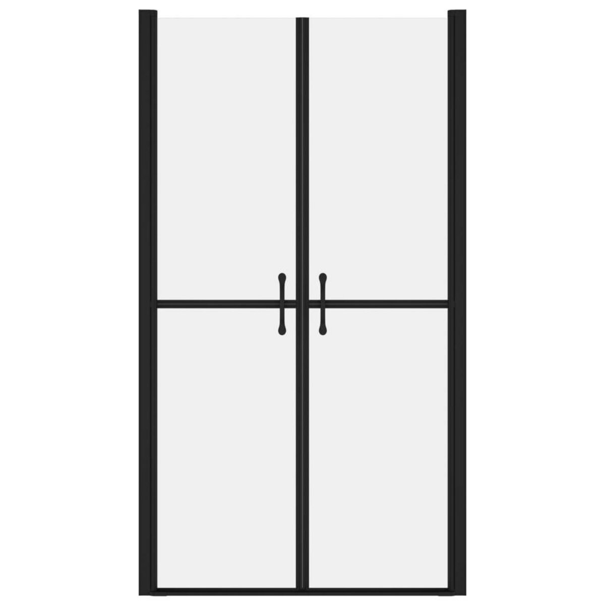 VIDAXL Porte de douche ESG depoli (83-86)x190 cm