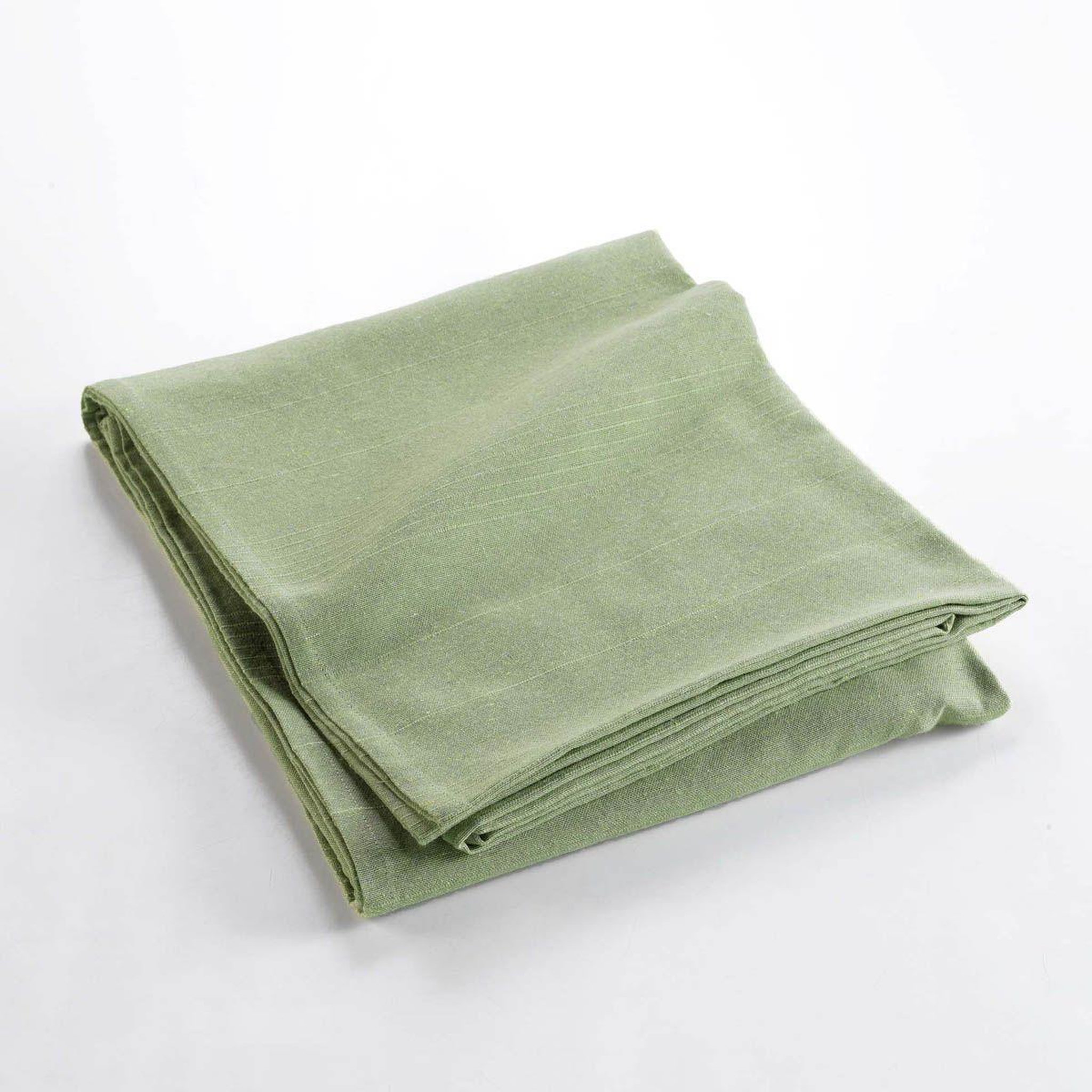 Voir la diapositive 2 : Douceur d'Intérieur Plaid uni en coton  lucile  220x240cm vert