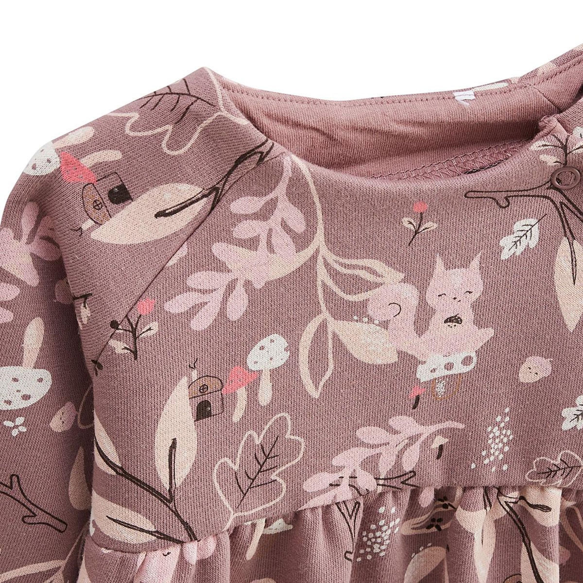 Petit Béguin Robe enfant en molleton Sora