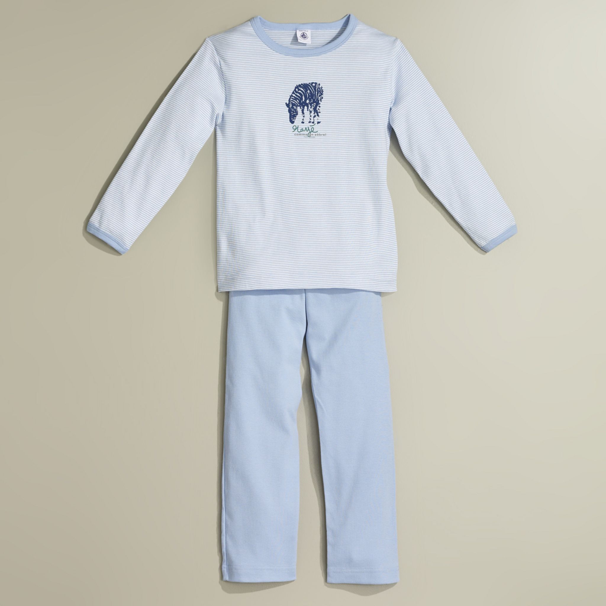 Pyjama 2 Pièces Bébé Avec Col Marin