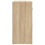 Voir la diapositive 5 : VIDAXL Buffet Chene sonoma 80x33x70 cm Bois d'ingenierie