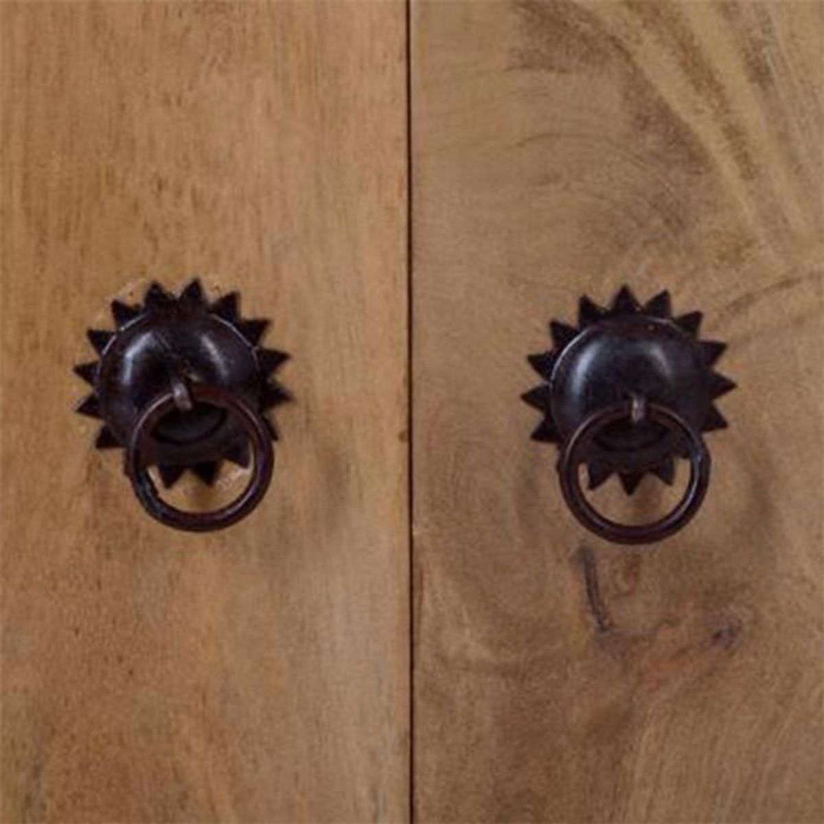 ATMOSPHERA Buffet 2 Portes Design  Ajmal  90cm Marron