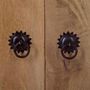 Voir la diapositive 3 : Paris Prix Buffet 2 Portes Design  Ajmal  90cm Marron