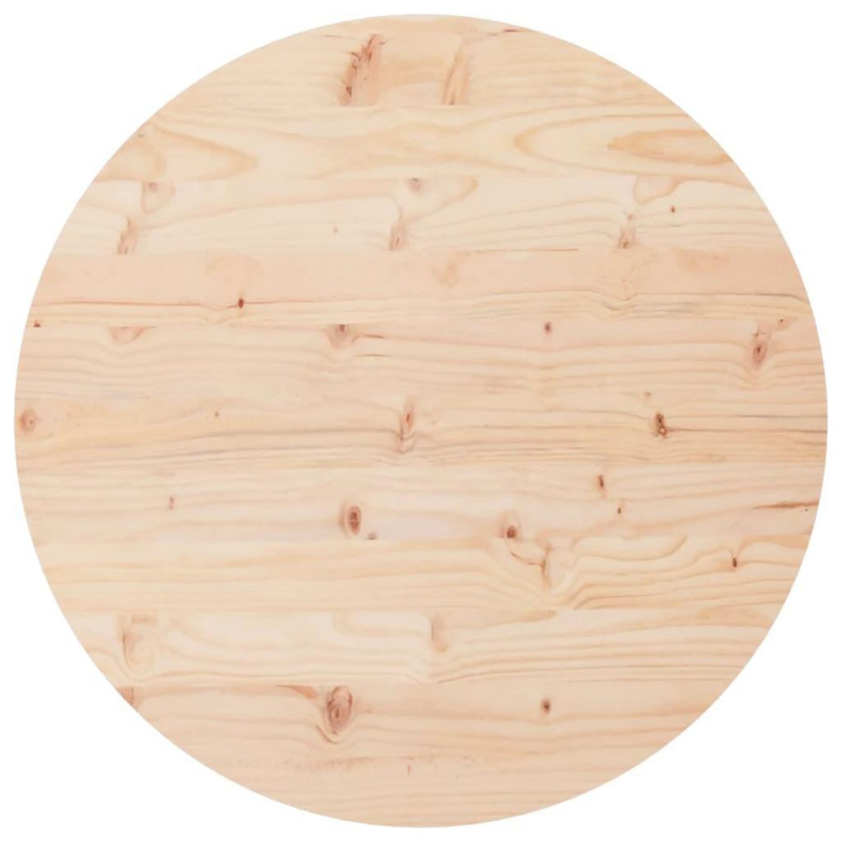 VIDAXL Dessus de table rond Ø90x3 cm bois de pin massif