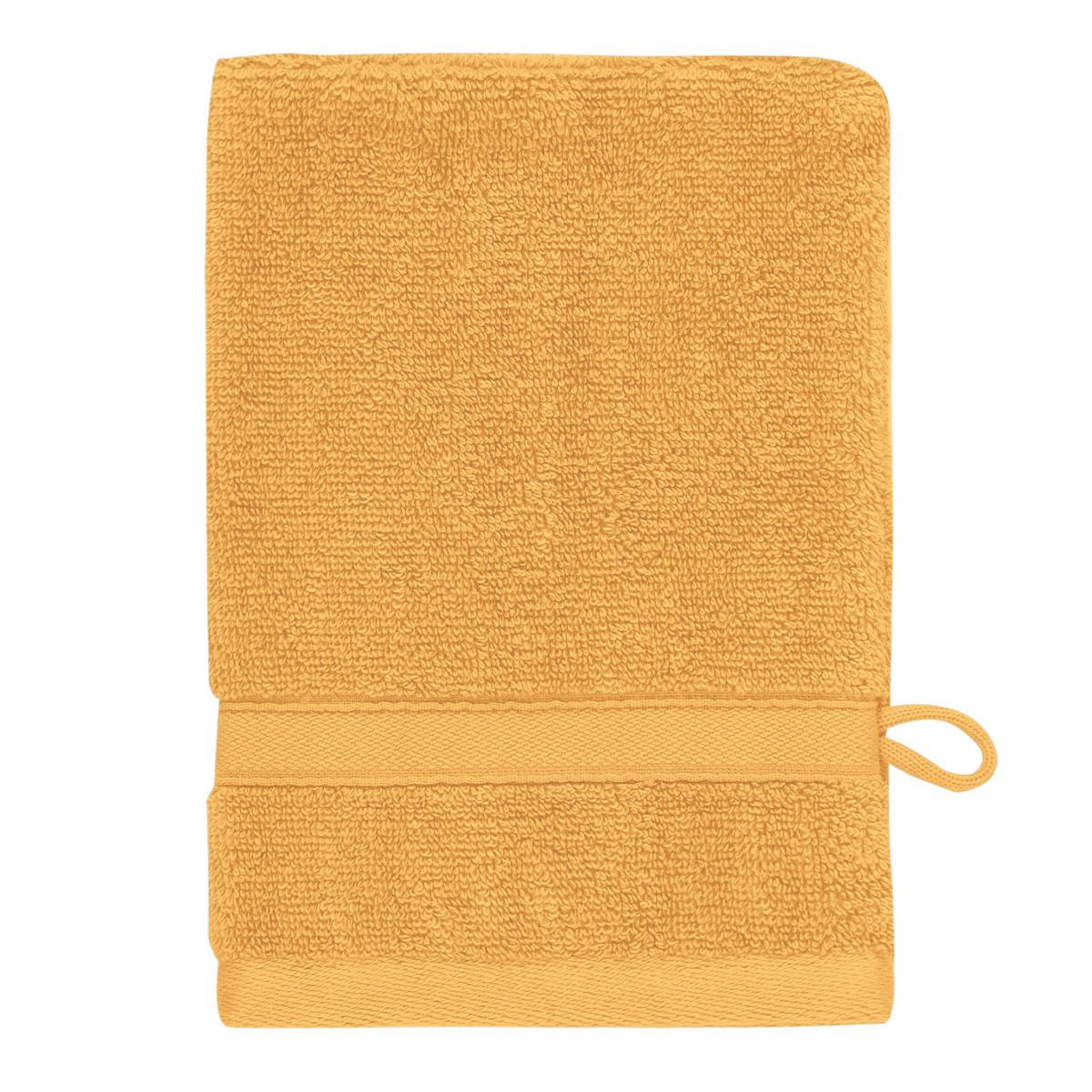 Voir la diapositive 2 : Sensei Maison Lot de 3 gants de toilette 600 g/m² SENSILK - 16x22 cm