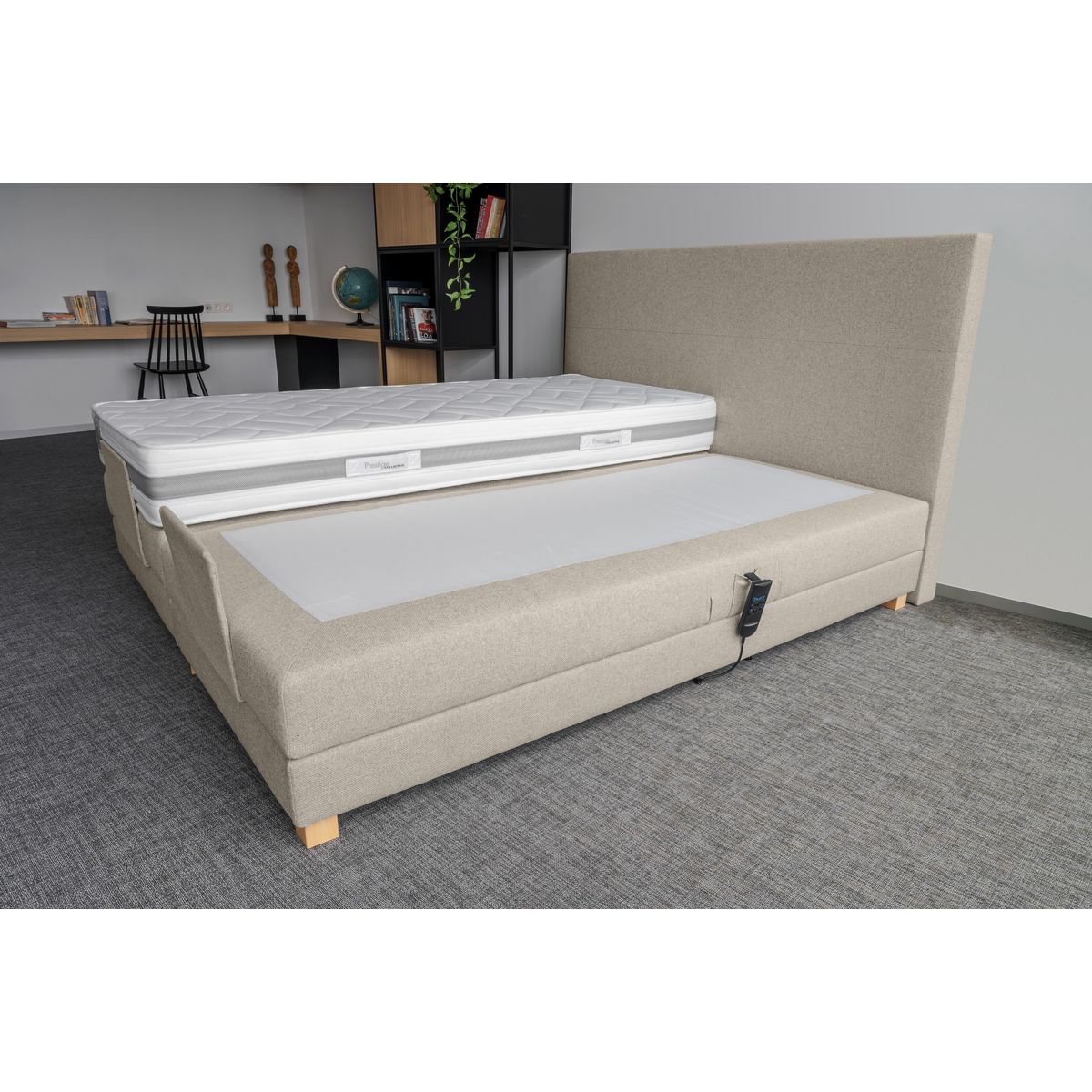 PRESTIGE Collection Ensemble complet Boxspring avec sommiers électriques 180x200 cm CONFORT HOTEL