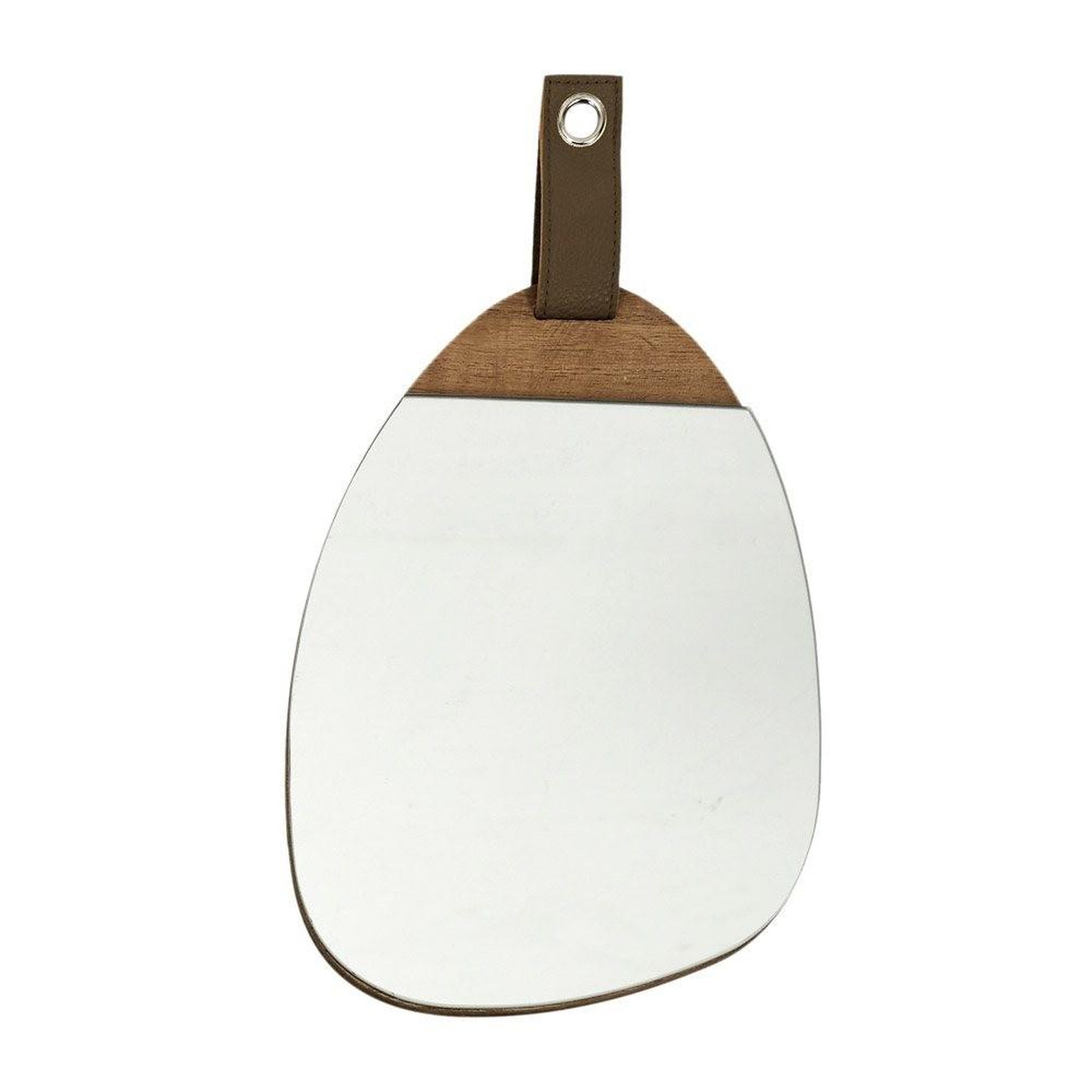 The Home Deco Factory Miroir galet bois 20x29 cm