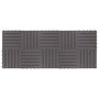 Voir la diapositive 2 : VIDAXL Carreaux de terrasse 10pcs Delavage gris 30x30 cm Acacia solide