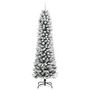 Voir la diapositive 2 : VIDAXL Sapin de Noël artificiel mince avec neige floquée 210 cm PVC PE