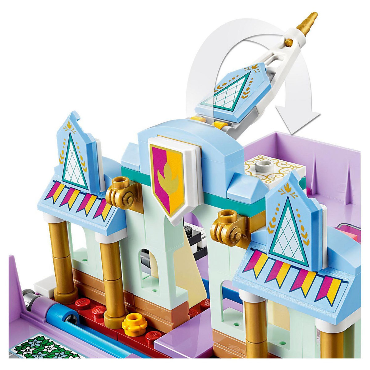 LEGO Disney Princesses 43175-Les Aventures d'Anna et Elsa dans un Livre de Contes