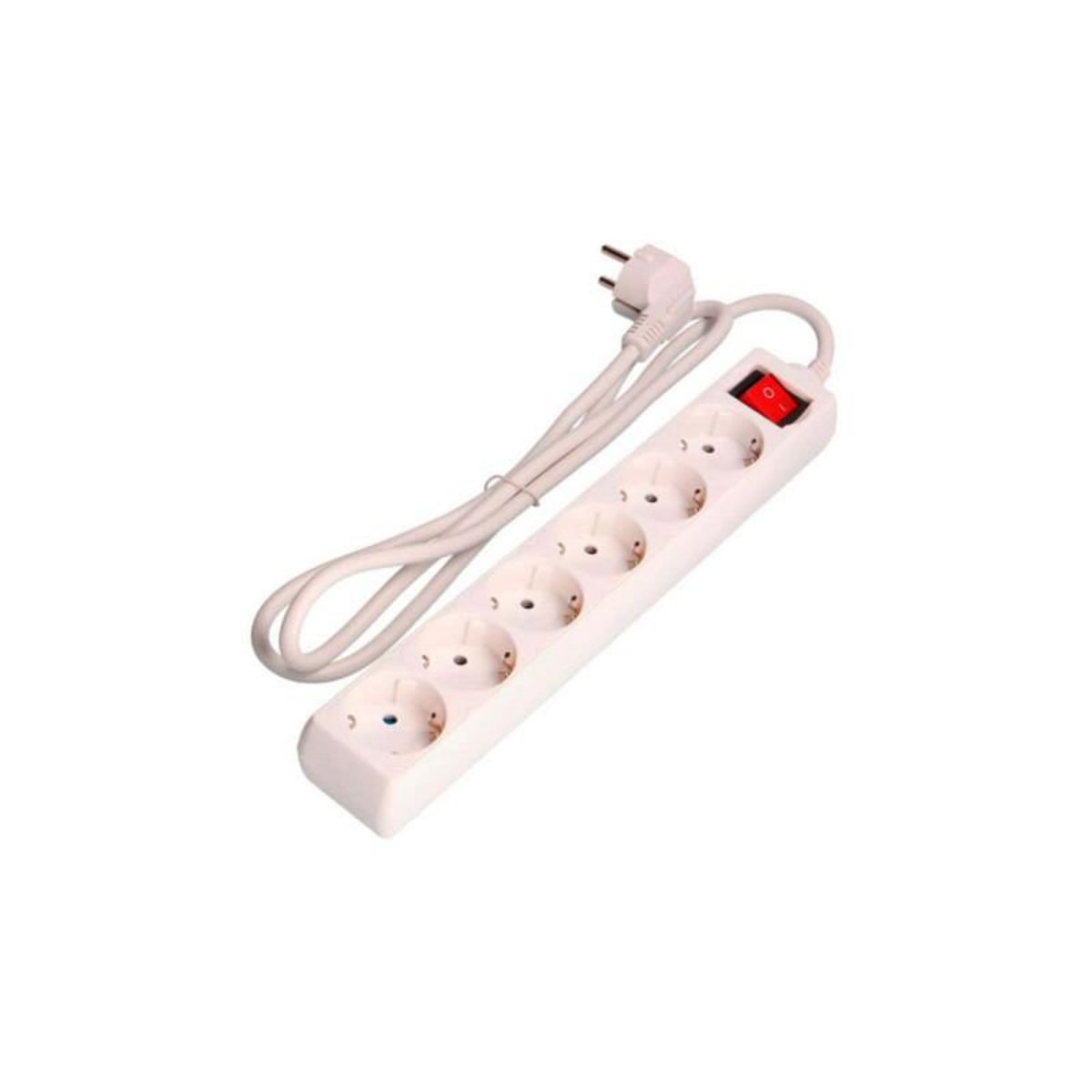 EDM Bloc EDM - 6 prises avec interrupteur - 16A - 5m - 41066