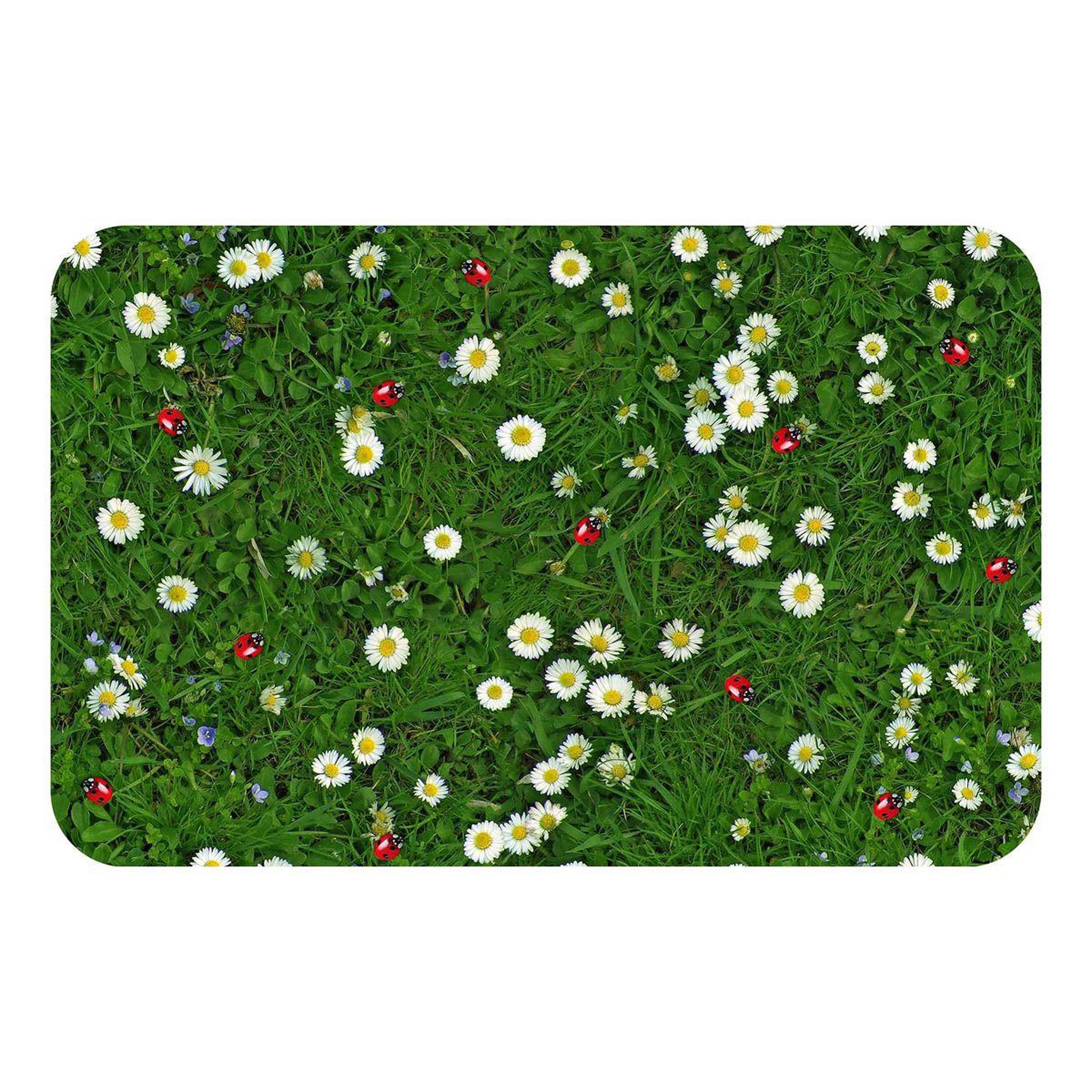 Douceur d'Intérieur Set de table imprimé  fleurette  28x44cm vert