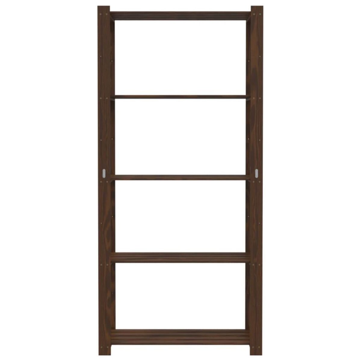 VIDAXL Support de rangement a 5 niveaux marron 80x38x170 cm bois pin