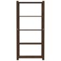 Voir la diapositive 3 : VIDAXL Support de rangement a 5 niveaux marron 80x38x170 cm bois pin