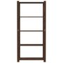 Voir la diapositive 3 : VIDAXL Support de rangement a 5 niveaux marron 80x38x170 cm bois pin
