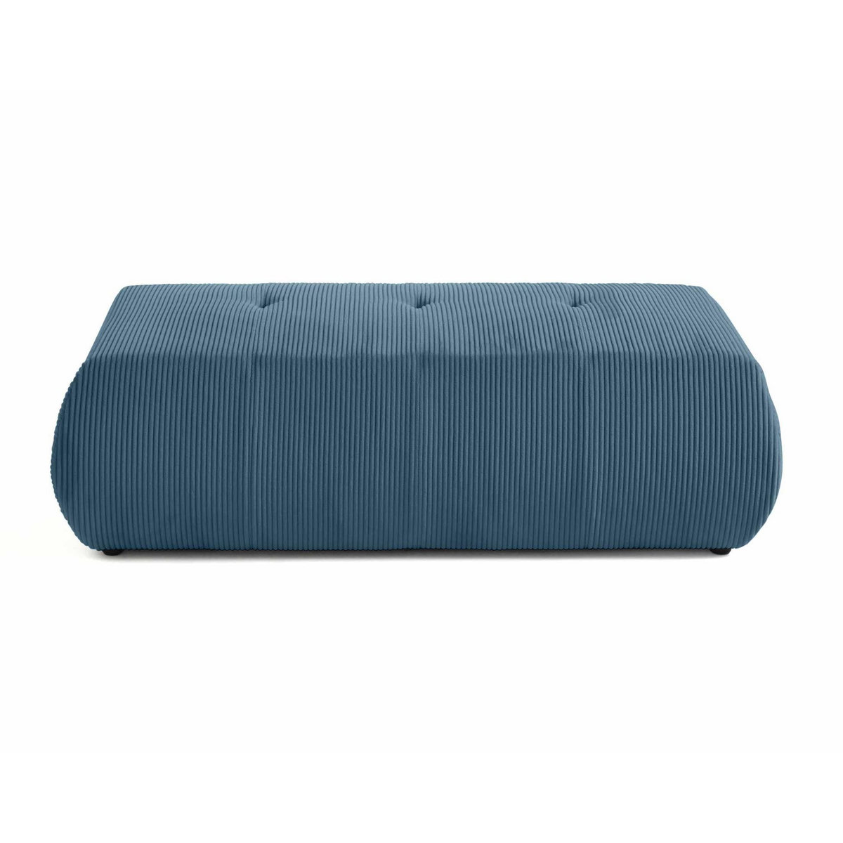 LISA DESIGN Onyx - pouf d'appoint - en velours côtelé
