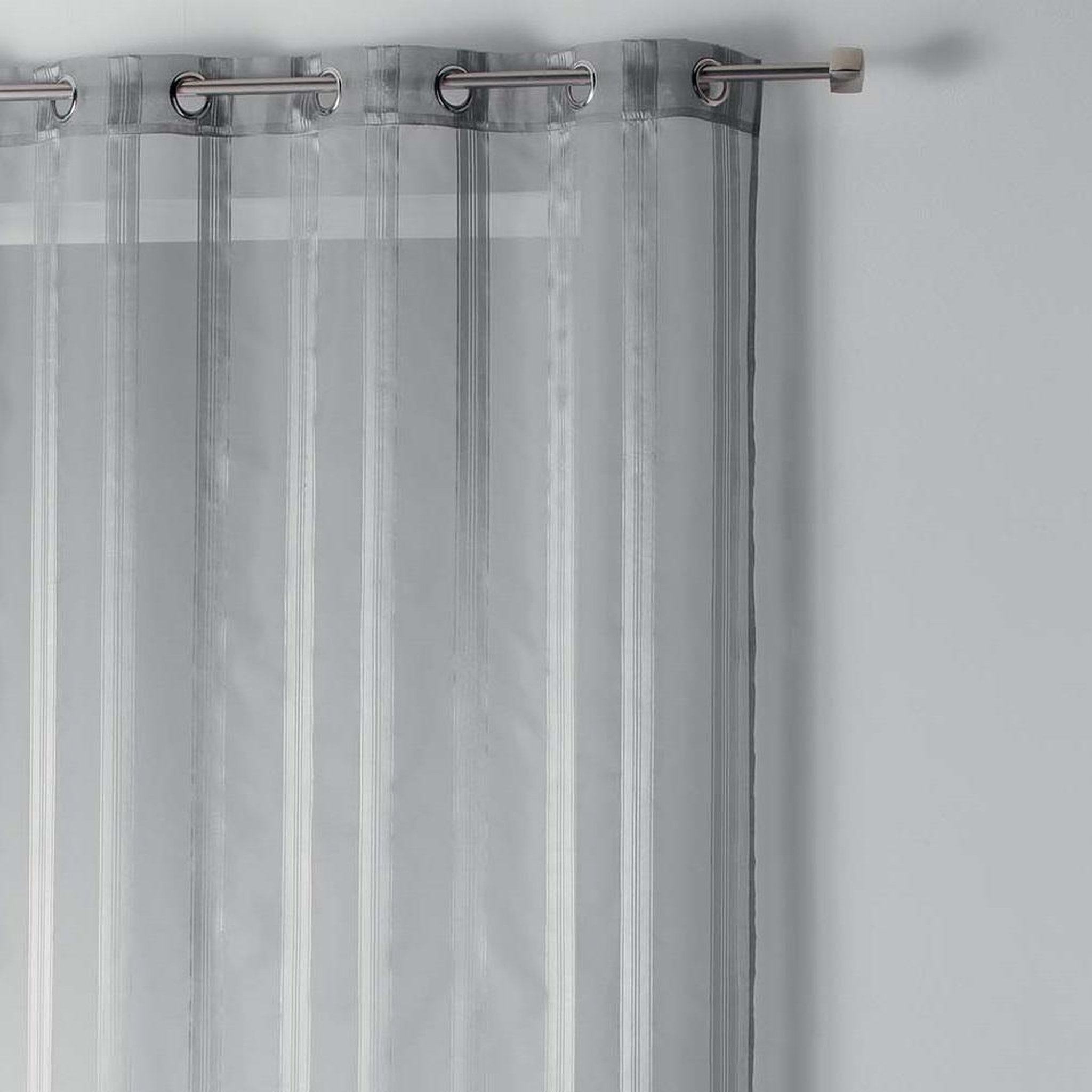 Voir la diapositive 3 : Eden Voilage a rayures bandas design et moderne