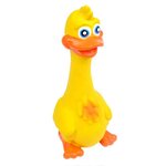 Paris Prix Jouet pour Chien  Canard  19cm Jaune