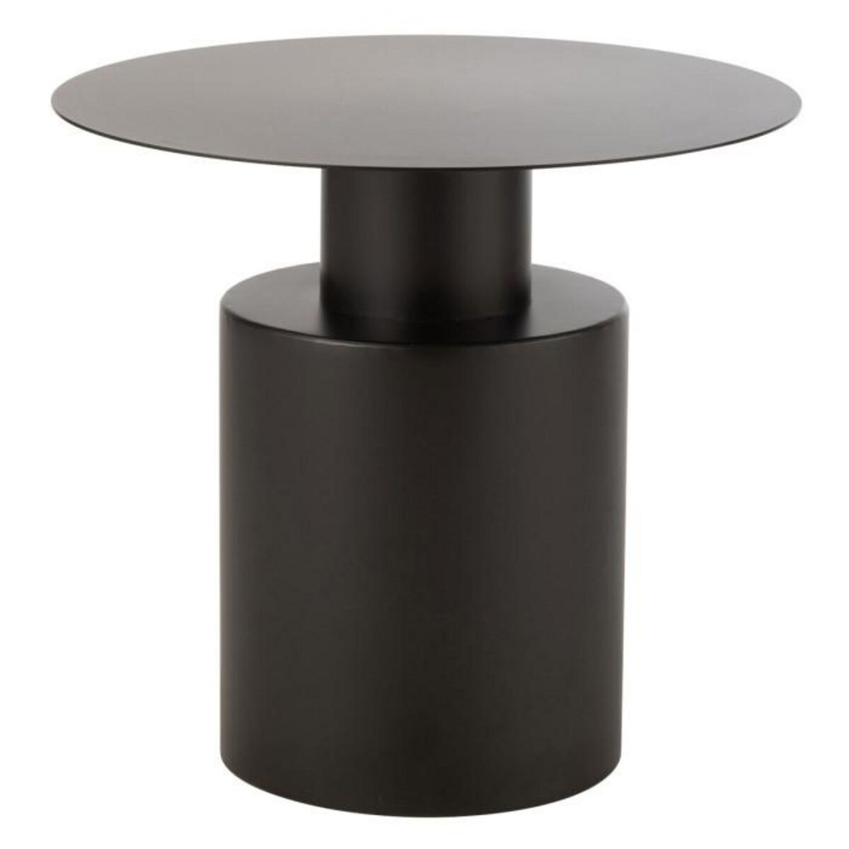 Paris Prix Table d'Appoint en Métal  Gregorio  55cm Noir