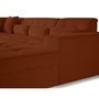 Voir la diapositive 5 : LISA DESIGN Vermont - canapé panoramique d'angle gauche - 7 places - en velours côtelé