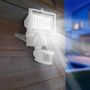 Voir la diapositive 2 : Lumisky Projecteur solaire avec détecteur COOPER Blanc Plastique 1000LM