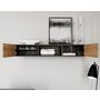 Voir la diapositive 3 : BEST MOBILIER Felicia - étagère suspendue - 120 cm