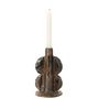 Voir la diapositive 2 : Paris Prix Chandelier Vase en Céramique  Naga  20cm Marron