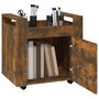Voir la diapositive 5 : VIDAXL Chariot de bureau Chene fume 60x45x60 cm Bois d'ingenierie