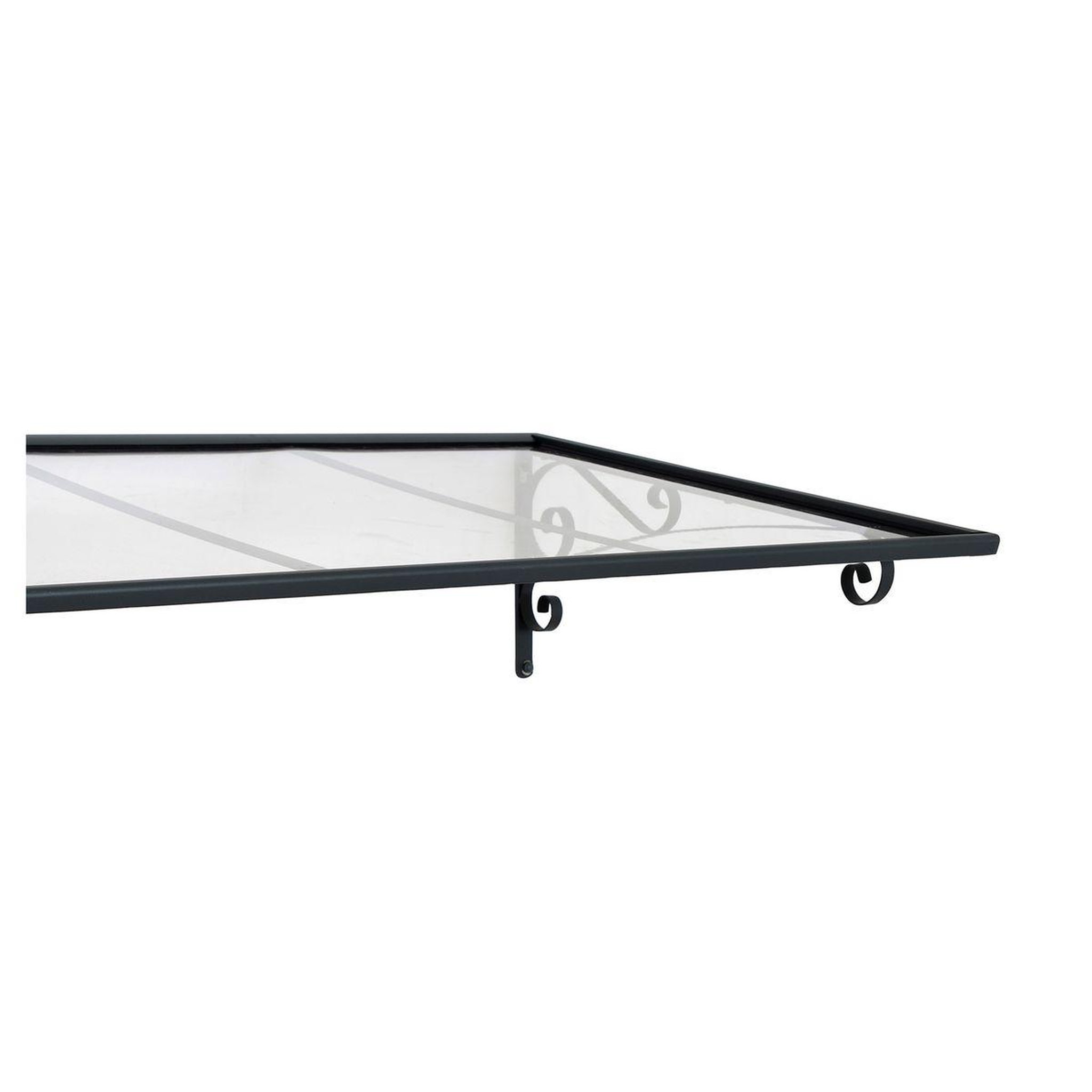 Voir la diapositive 4 : Canopia by PALRAM Marquise - Anthracite - 88x135-5cm - VENUS 1350