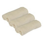 Voir la diapositive 1 : Paris Prix Lot de 3 Langes Bébé  Coton Bio  60x60cm Beige