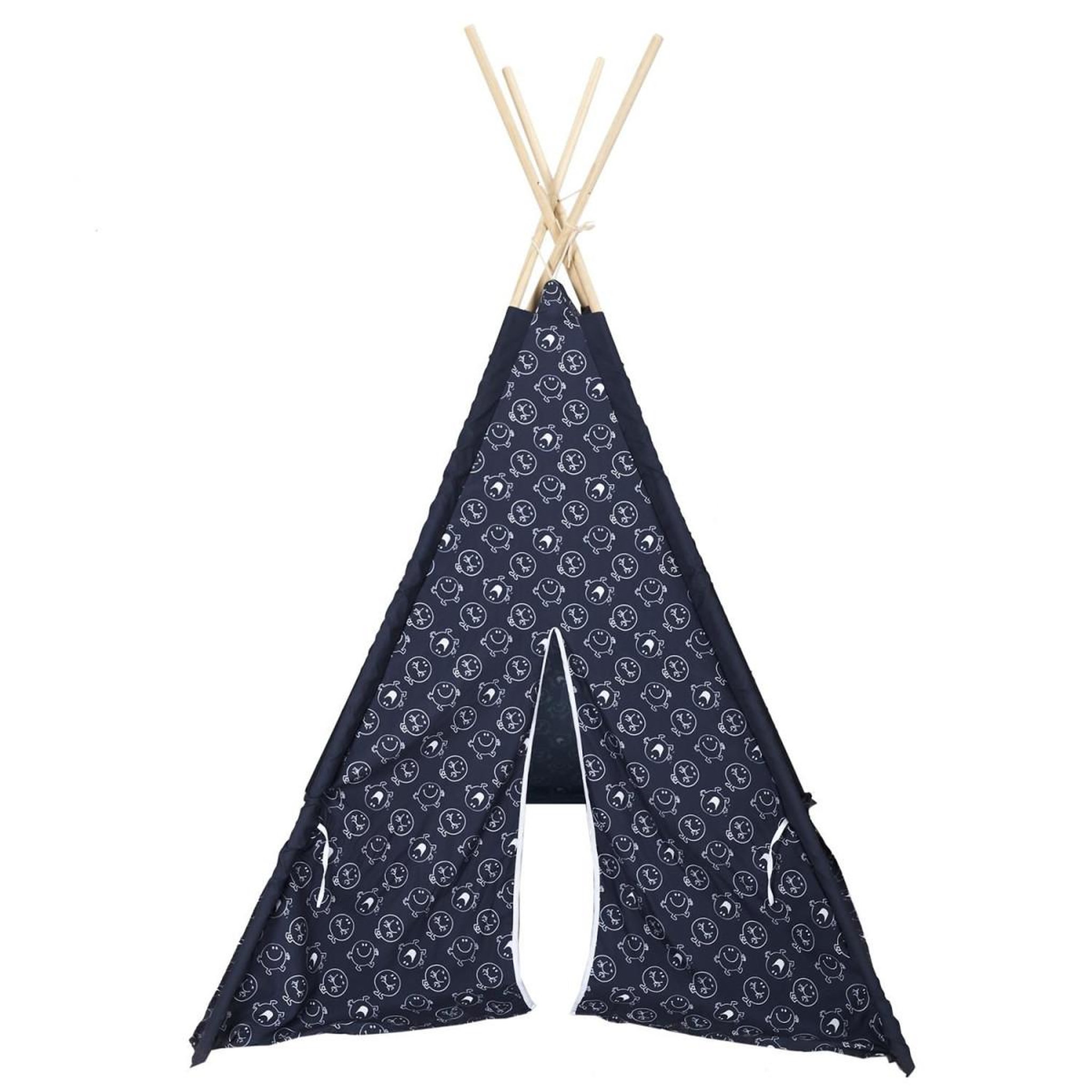 Voir la diapositive 3 : The Home Deco Factory Tipi Enfant  Monsieur Heureux  160cm Bleu