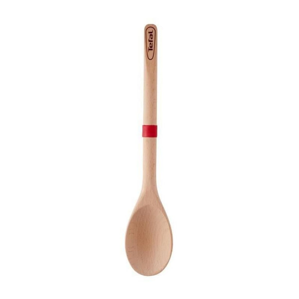 TEFAL TEFAL Cuillere Ingenio - Bois hetre et silicone platinium - 32 cm