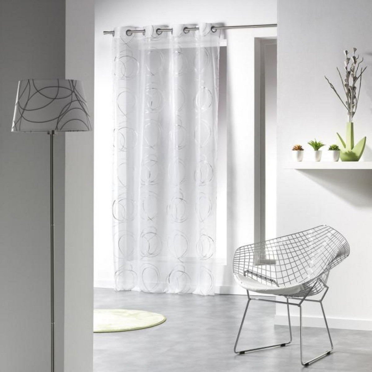Paris Prix Rideau Voilage  Bully  140x240cm Blanc