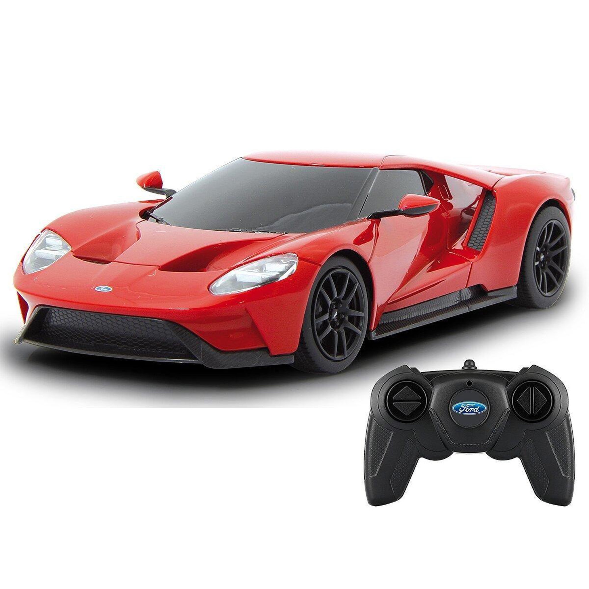 Voir la diapositive 3 : Jamara Voiture télécommandée ford gt 1:24 rouge 2,4ghz