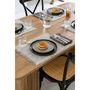 Voir la diapositive 6 : ATMOSPHERA Table à manger Colva pour 6 personnes en bois - Marron