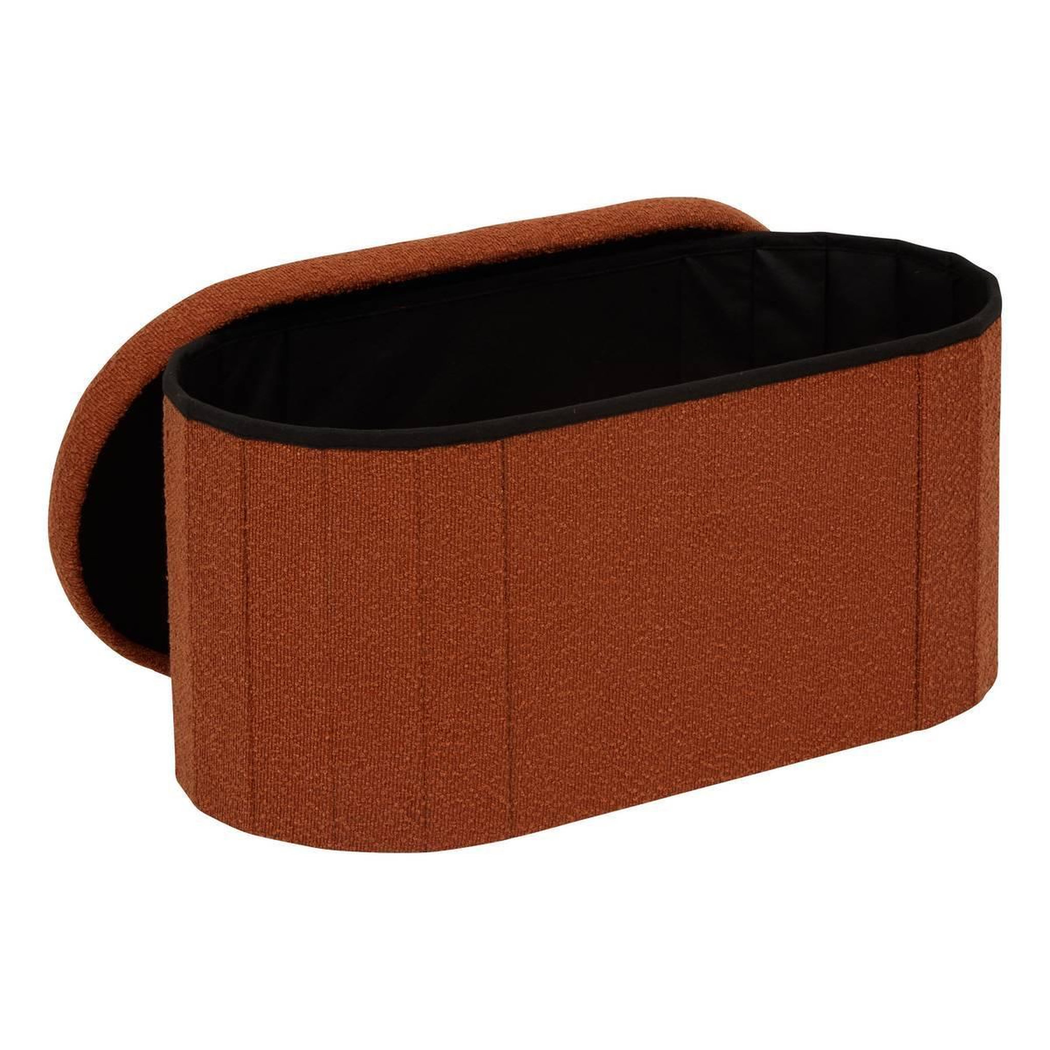 Voir la diapositive 2 : ATMOSPHERA Pouf coffre double  fink  76cm ambre