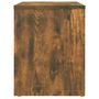 Voir la diapositive 4 : VIDAXL Table de chevet Chene fume 40x30x40 cm Bois d'ingenierie
