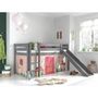 Voir la diapositive 2 : Paris Prix Pack - Lit Enfant Toboggan & Tente  Pino Spring  Gris