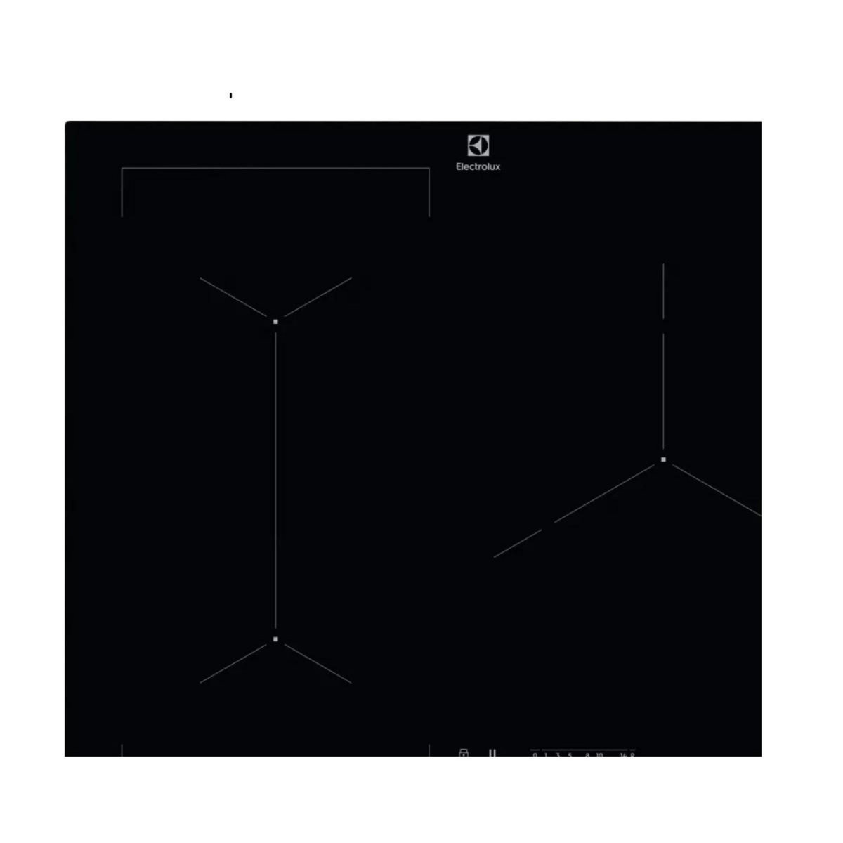 ELECTROLUX Table de cuisson induction 60cm 3 feux 7350w noir - DIV63340BK