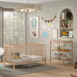 Paris Prix Pack - Lit Bébé & Table à Langer  Dino  70x140cm Naturel