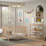 Voir la diapositive 1 : Paris Prix Pack - Lit Bébé & Table à Langer  Dino  70x140cm Naturel