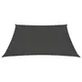 VIDAXL Voile d'ombrage 160 g/m^2 Anthracite 7x7 m PEHD