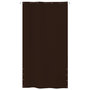 Voir la diapositive 2 : VIDAXL Ecran de balcon Marron 140x240 cm Tissu Oxford