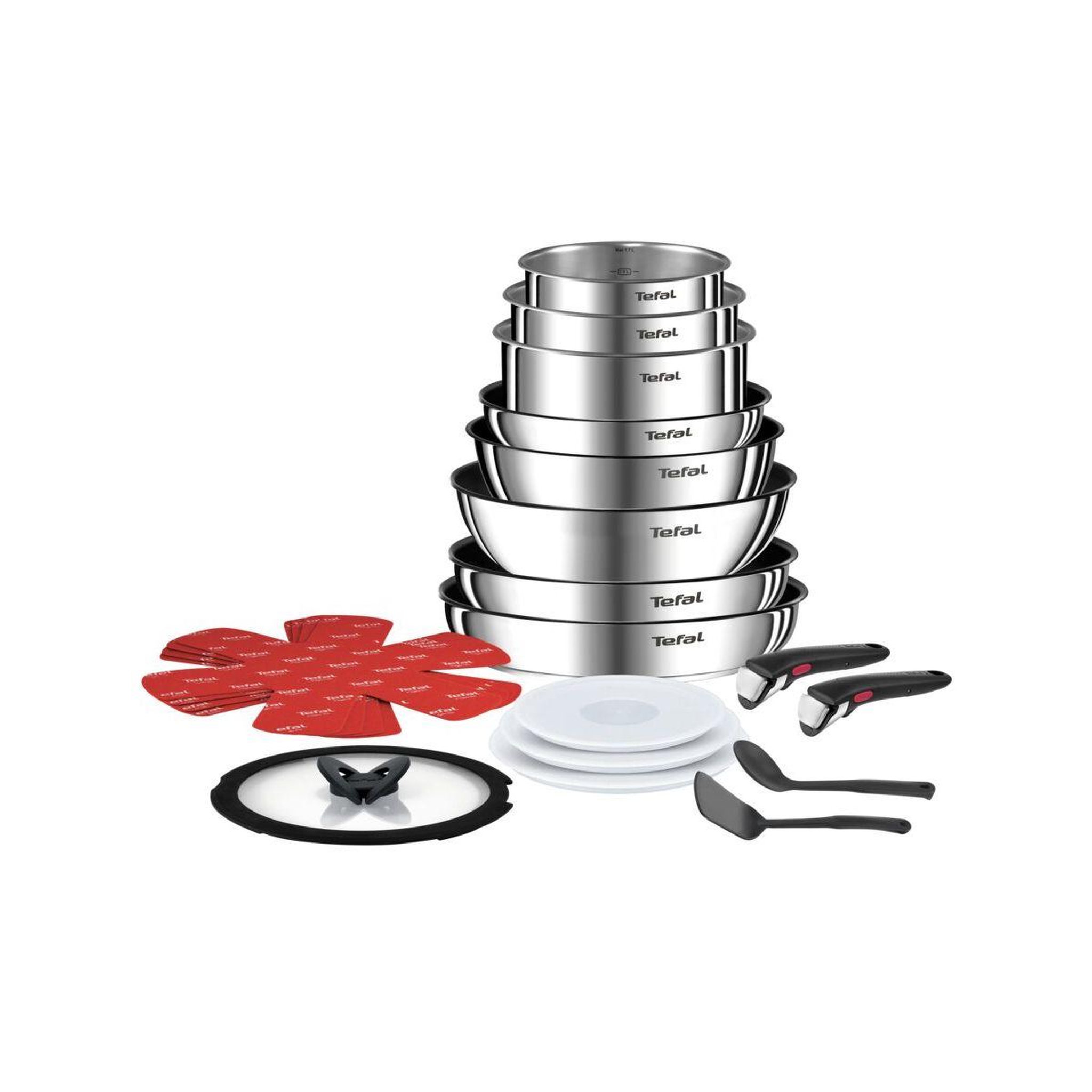Voir la diapositive 2 : TEFAL Batterie de cuisine Ingenio Emotion 20pcs