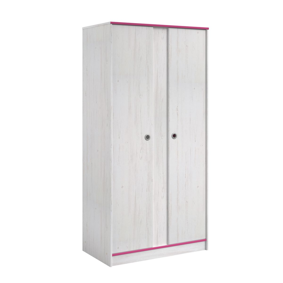Armoire 2 portes 3 étagères REVERSO