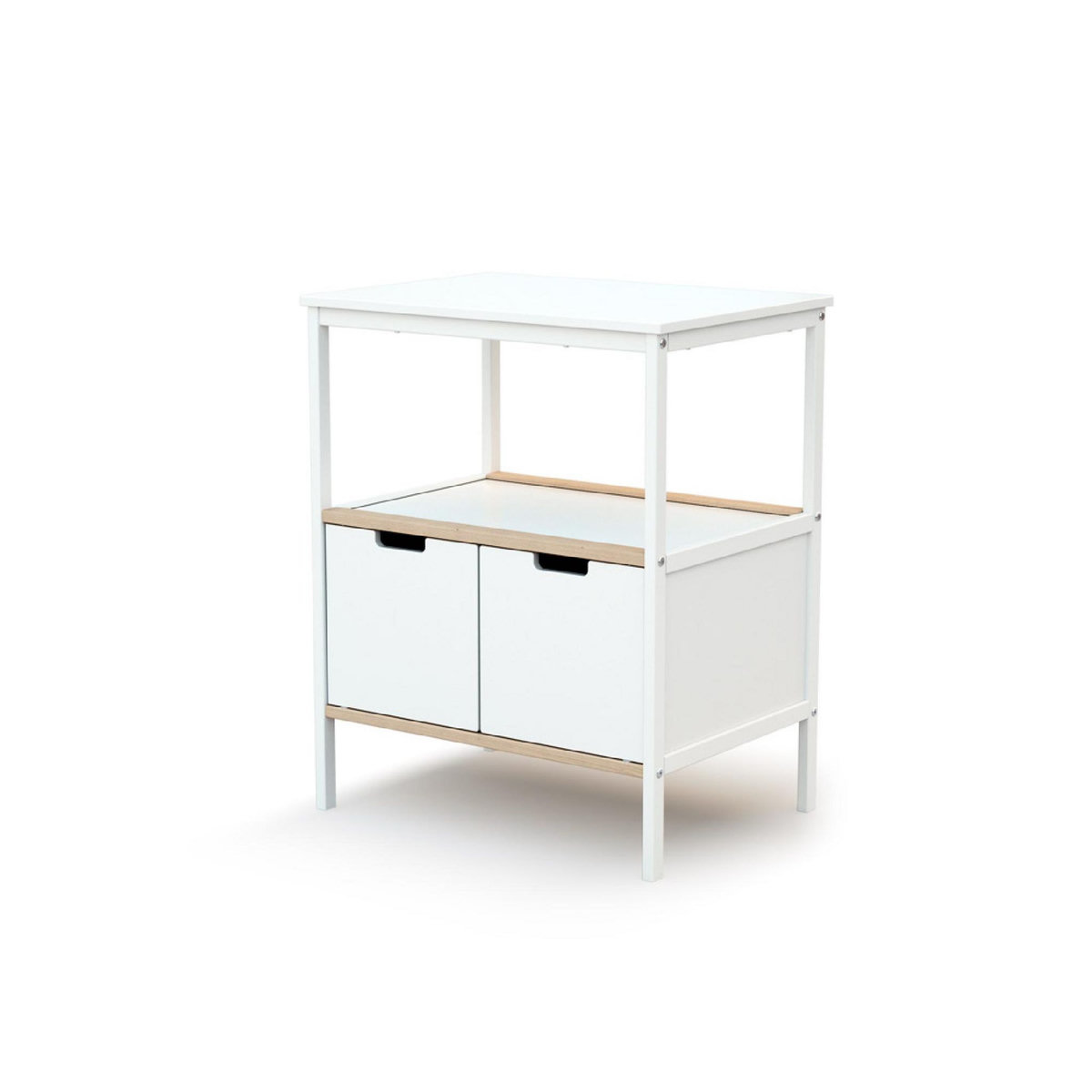 AT4 Meuble à langer 2 portes en bois