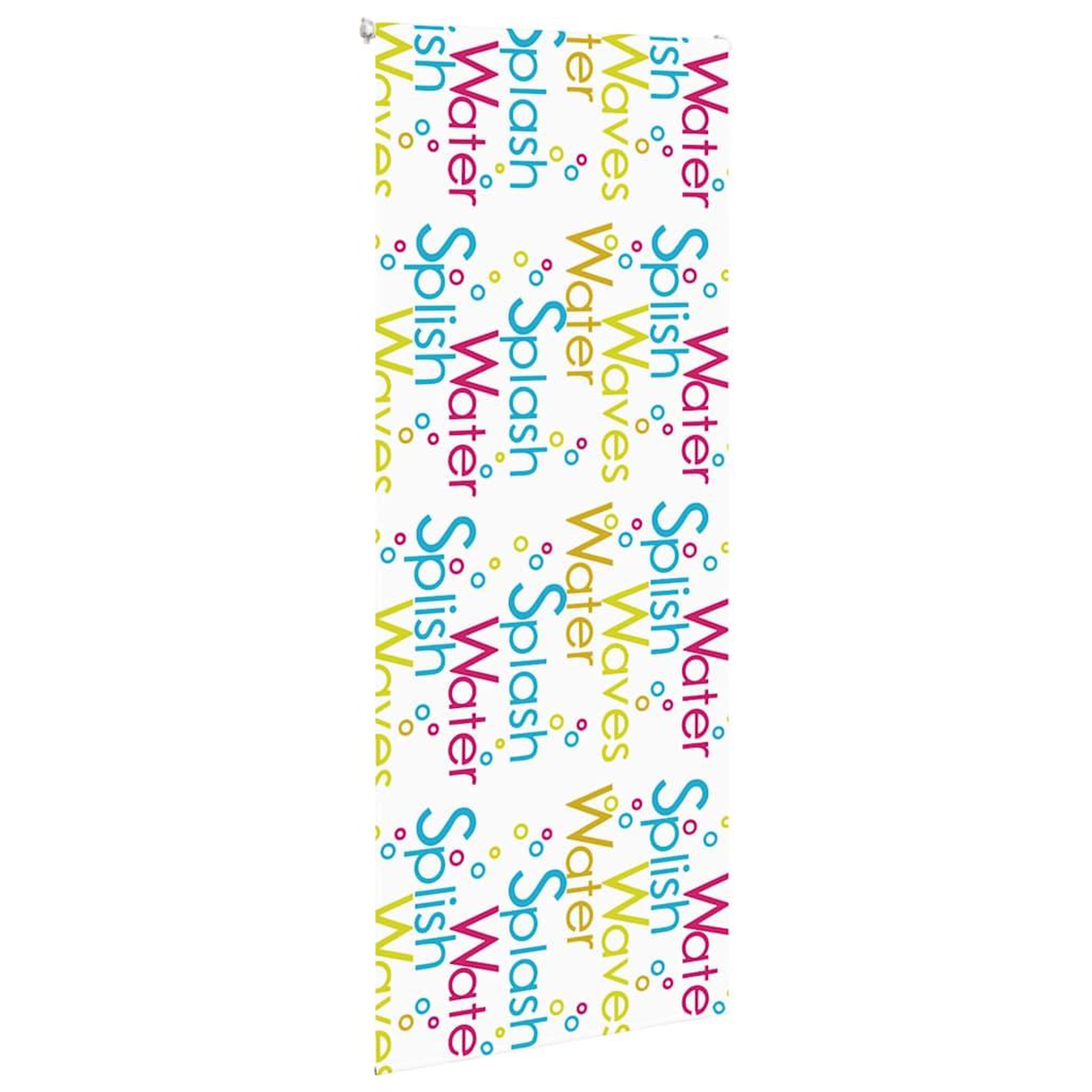 Voir la diapositive 3 : VIDAXL Store enrouleur de douche 100x240 cm largeur du tissu 96 cm