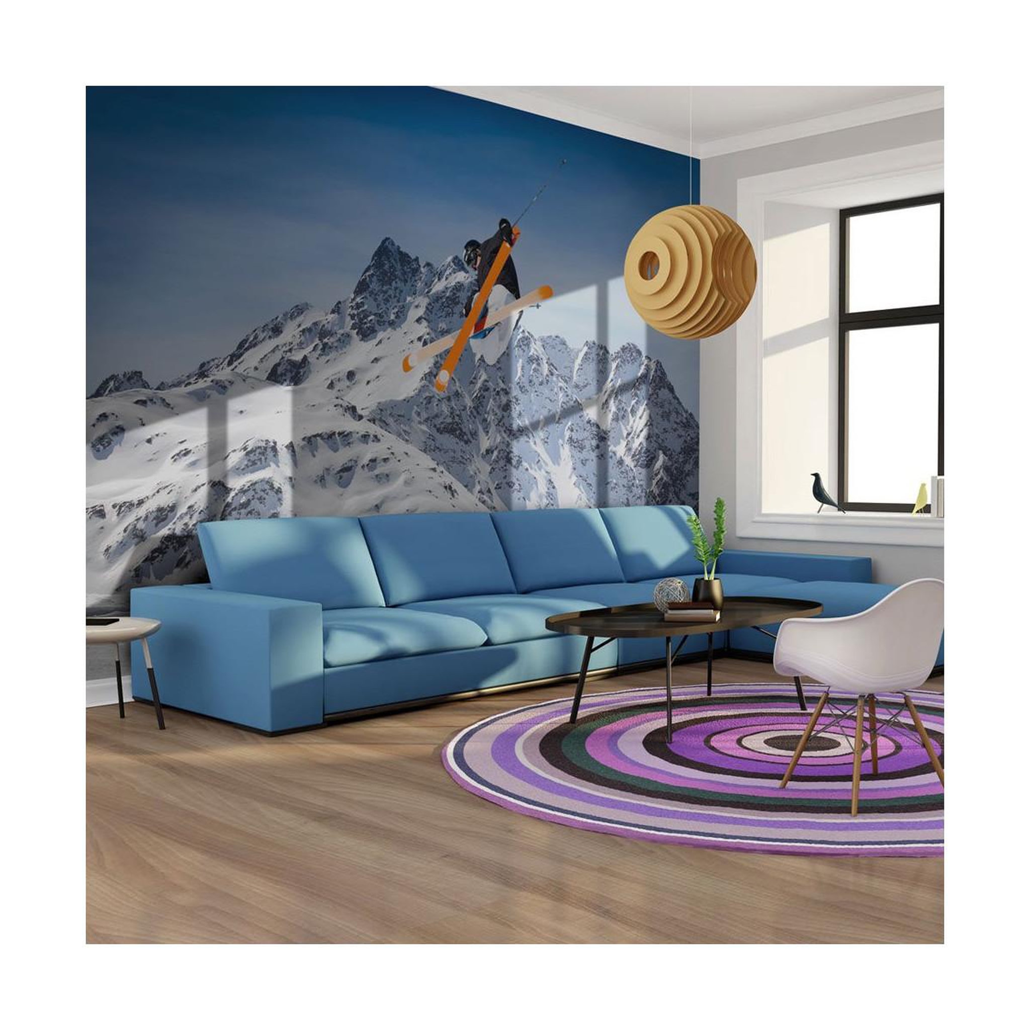 Voir la diapositive 1 : Paris Prix Papier Peint  Mountain Ski