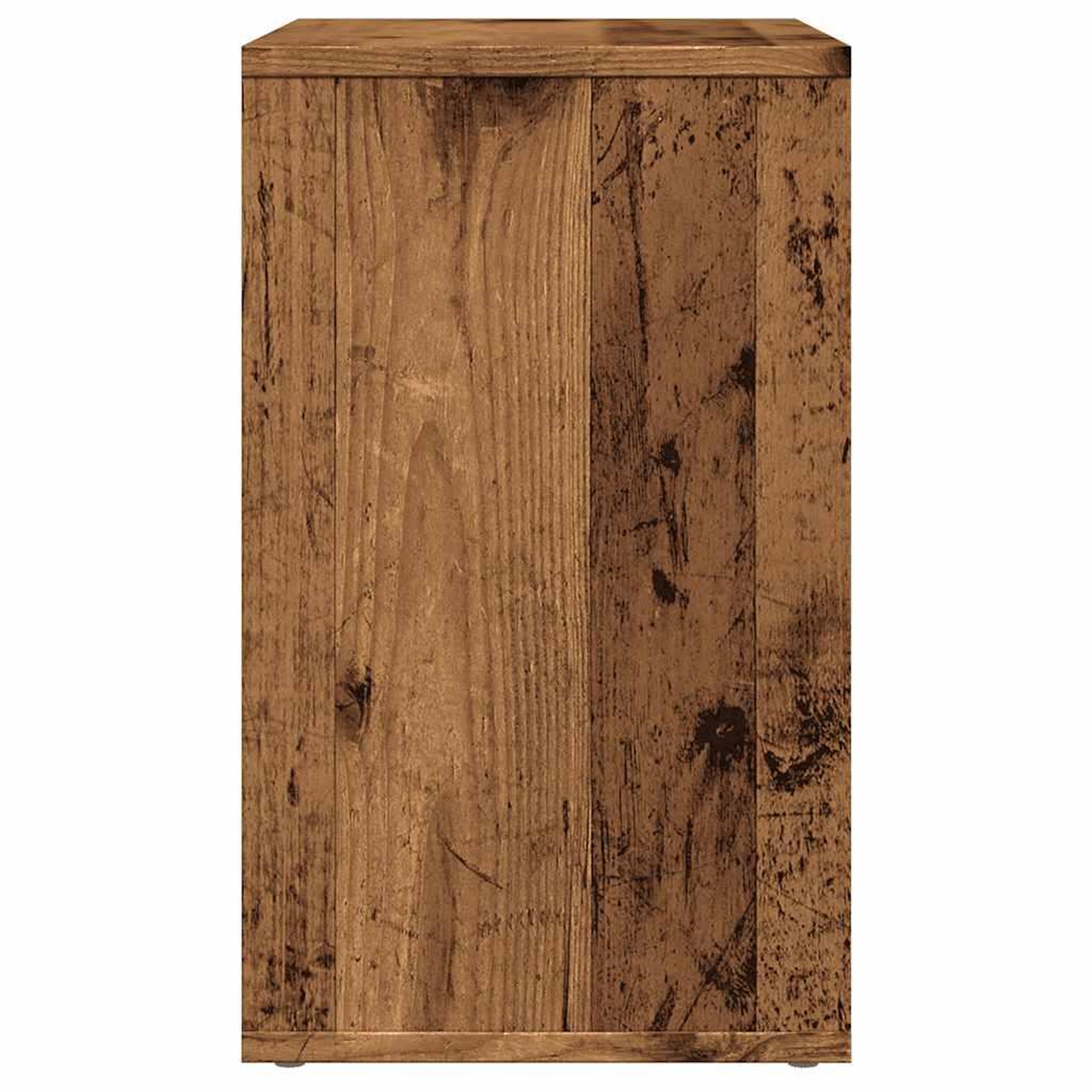 Voir la diapositive 5 : VIDAXL Table d'appoint vieux bois 50x30x50 cm bois d'ingenierie